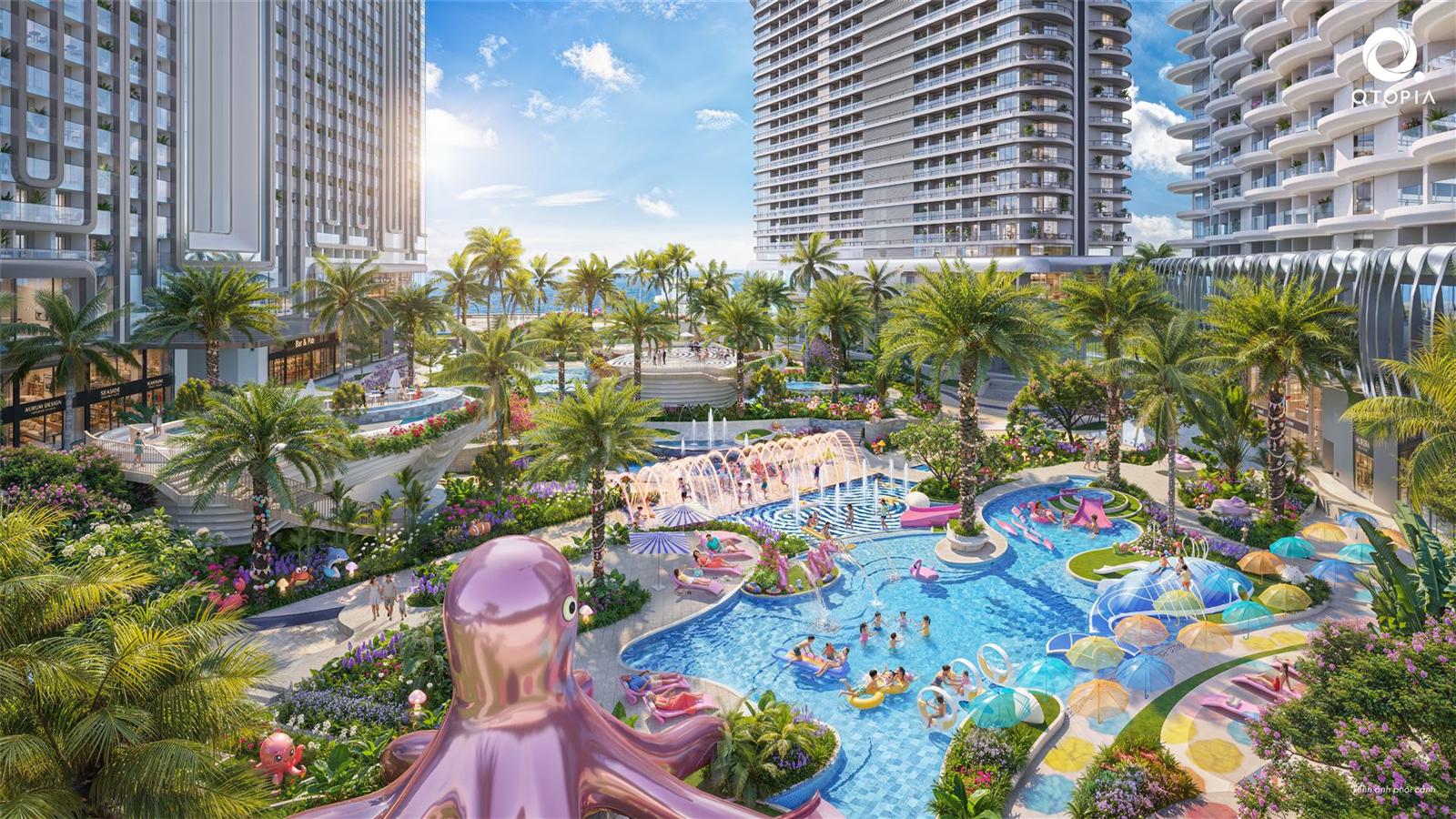 Aqua Funny Park 850m² tại Qtopia